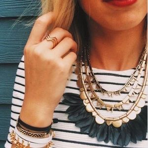 Stella and Dot Plume necklace